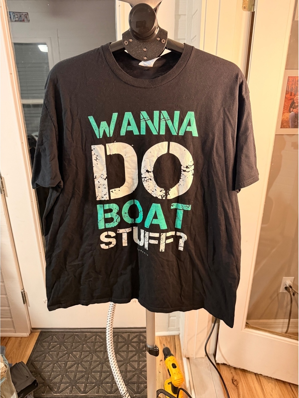 Wanna Do Boat Stuff graphic T shirt